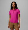 COLUMBIA PARSONS POINT FUCHSIA HEATHER - LADIES POLO  - 2155421538