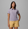 COLUMBIA LAVENDER PEARL HEATHER - LADIES POLO  - 2155421551