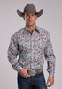 STETSON BLOODSTONE PAISLEY PRINT - MENS SHIRT  - 11-001-0425-2004RE