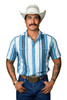 FERREL THE HARRSION  IN BLUE STRIPE - MENS SHIRT  - FPS1026038
