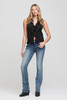 GRACE IN LA 430 CROSS EBROIDERY BOOTCUT - LADIES JEANS  - EB52034