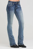 GRACE IN LA 430 CROSS EBROIDERY BOOTCUT - LADIES JEANS  - EB52034