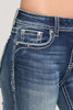 GRACE IN LA 430 CROSS EBROIDERY BOOTCUT - LADIES JEANS  - EB52034