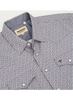 RODEO GREY AZTEC SNAP PRINT - MENS SHIRT  - MPS110S-1138