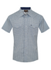 RODEO BLUE AZTEC SNAP PRINT - MENS SHIRT  - MPS110S-1139