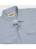 RODEO BLUE/RED GEO PRINT - MENS POLO  - RT101S-1105