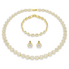 SWAROVSKI UNA ANGELIC WHITE GOLD TONE - ACCESSORIES JEWELRY SET - 5750619