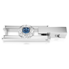 SWAROVSKI UNA EXTENDER SMALL SILVER BLUE - ACCESSORIES JEWELRY BRACELET - 5754671