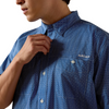 ARIAT 360 AIRLFOW BLUE QUARTEZ PRINT - MENS SHIRT  - 10073440