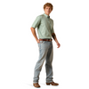 ARIAT LIGHT WEIGHT TWILL SILT GREEN - MENS SHIRT  - 10073617