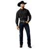 ARIAT FRITZ BLACK MEDALLION PRINT - MENS SHIRT  - 10073621