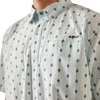 ARIAT 360 AIRLFLOW BLUE GLOW PRINT - MENS SHIRT  - 10073437