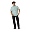 ARIAT MARLOW MODERN FIT BLUE GLOW - MENS SHIRT  - 10073645