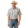 ARIAT SANTANA KEY LARGO BLUE PLAID - MENS SHIRT  - 10073608