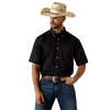 ARIAT LIGHTWEIGHT TWILL BLACK - MENS SHIRT  - 10073432