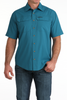 CINCH TEAL ARENAFLEX RIPSTOP SOLID - MENS SHIRT  - MTW1723004