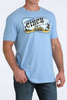 CINCH WESTERN HERITAGE BLUE - MENS TEE  - MTT1690721