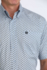 CINCH LIGHT BLUE PRINT - MENS SHIRT  - MTW1111515
