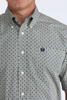 CINCH BLUE MULTI GEOMETRIC PRINT - MENS SHIRT  - MTW1111517