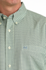 CINCH ARENAFLEX GREEN GEO PRINT - MENS SHIRT  - MTW1704164