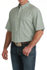CINCH ARENAFLEX GREEN GEO PRINT - MENS SHIRT  - MTW1704164