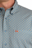 CINCH ARENAFLEX BLUE GEO PRINT - MENS SHIRT  - MTW1704165
