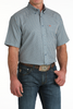 CINCH ARENAFLEX BLUE GEO PRINT - MENS SHIRT  - MTW1704165