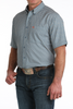 CINCH ARENAFLEX BLUE GEO PRINT - MENS SHIRT  - MTW1704165