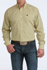 CINCH YELLOW DIAMOND PRINT - MENS SHIRT  - MTW1106082