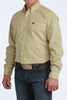 CINCH YELLOW DIAMOND PRINT - MENS SHIRT  - MTW1106082