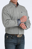 CINCH BLUE GREY GEO PRINT - MENS SHIRT  - MTW1106083