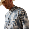 ARIAT PRO FINTAN CLASSIC BLUE PLAID - MENS SHIRT  - 10073618