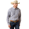 ARIAT PRO FINLEY NIGHT SHADOW BLUE - MENS SHIRT  - 10073518