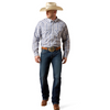 ARIAT PRO FINLEY NIGHT SHADOW BLUE - MENS SHIRT  - 10073518