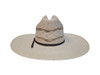 RODEO KING HIGHWAY RC CROWN 4 1/4" BRIM - HAT STRAWS  - RC HIGHWAY STRAW