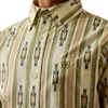 ARIAT STEPHON ALMOND OIL STRIPE - KIDS BOYS SHIRT - 10073671