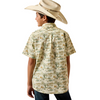 ARIAT SABLE ALMOND OIL SCENIC PRINT - KIDS BOYS SHIRT - 10073672
