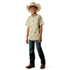 ARIAT SABLE ALMOND OIL SCENIC PRINT - KIDS BOYS SHIRT - 10073672