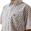 ARIAT SETON WHITE SOUTHWEST PRINT - KIDS BOYS SHIRT - 10073674
