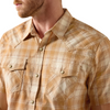 ARIAT RETRO HENNERY BISCUIT BROWN - MENS SHIRT  - 10073576