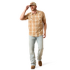 ARIAT RETRO HENNERY BISCUIT BROWN - MENS SHIRT  - 10073576