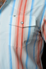 FERREL THE HARRISON SALMON STRIPE - MENS SHIRT  - FPS1026039