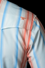 FERREL THE HARRISON SALMON STRIPE - MENS SHIRT  - FPS1026039