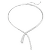 SWAROVSKI MATRIX Y NECKLACE SILVER - ACCESSORIES JEWELRY NECKLACE - 5692533