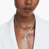 SWAROVSKI MATRIX Y NECKLACE SILVER - ACCESSORIES JEWELRY NECKLACE - 5692533