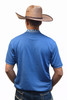 ARIAT LOGO TEK TRU NAVY - MENS POLO  - 10080784