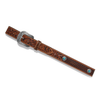 TONY LAMA DRUANGO DARK BROWN EMBOSS - ACCESSORIES BELT MEN - C14235