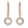 SWAROVSKI UNA ANGELIC DROP ROSE GOLD - ACCESSORIES JEWELRY EARRINGS - 5638769