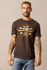 KIMES RANCH CIRCULAR SERAPE DARK CHOCOLA - MENS TEE  - MSH0000168