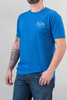 KIMES RANCH WOODEN HEX HEATHER COOL BLUE - MENS TEE  - MSH0000170
